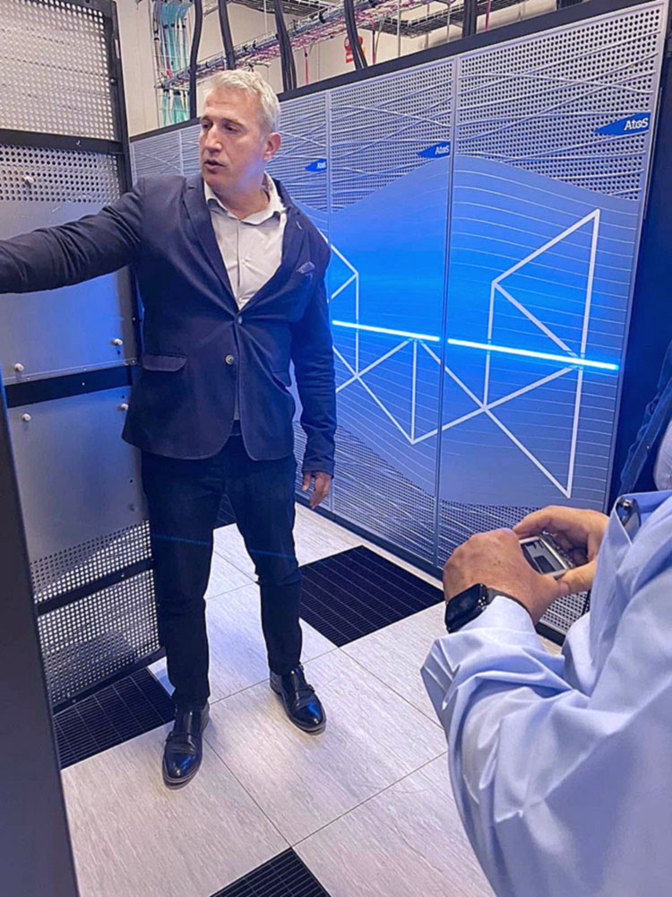 June 12, 2023 A Delegation from Cyprus paid a visit to the supercomputer DISCOVERER