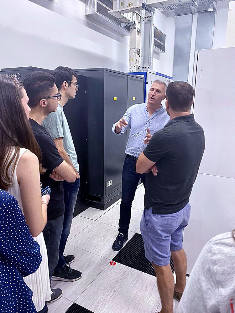 Students from INSAIT visit the DISCOVERER supercomputer